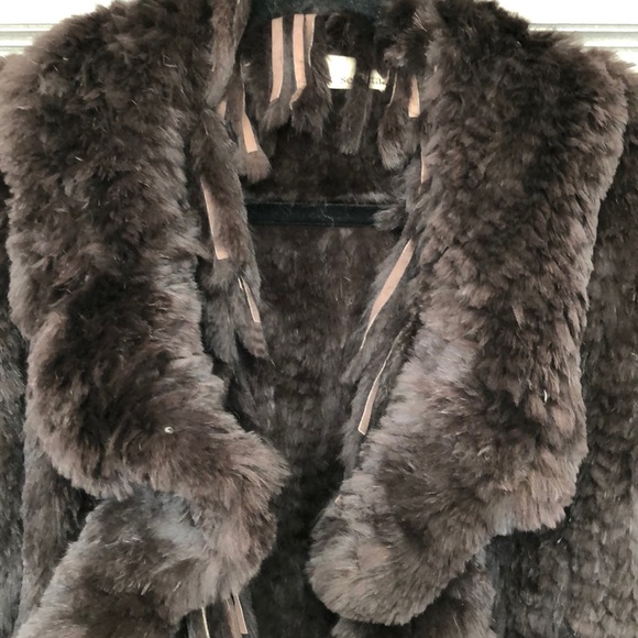 Gorgeous chocolate brown fur jacket - Picture 2 of 7
